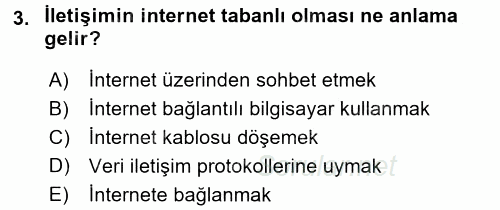 İnternet Yayıncılığı 2017 - 2018 Ara Sınavı 3.Soru