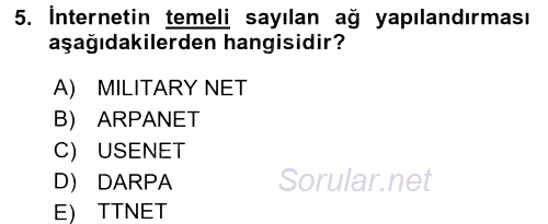 İnternet Yayıncılığı 2017 - 2018 Ara Sınavı 5.Soru