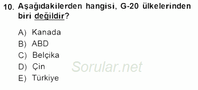 Medya Ekonomisi ve İşletmeciliği 2014 - 2015 Ara Sınavı 10.Soru