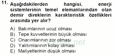 Güç Sistemleri Analizi 2013 - 2014 Tek Ders Sınavı 11.Soru
