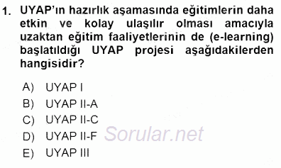 Ulusal Yargı Ağı Projesi 1 2015 - 2016 Dönem Sonu Sınavı 1.Soru