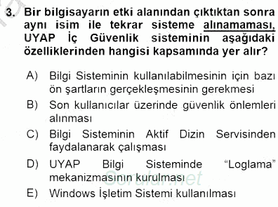 Ulusal Yargı Ağı Projesi 1 2015 - 2016 Dönem Sonu Sınavı 3.Soru