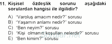 Zihin Felsefesi 2012 - 2013 Dönem Sonu Sınavı 11.Soru