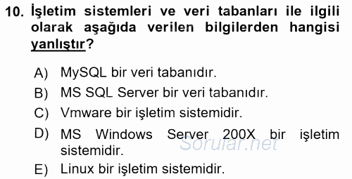 Uluslararası Lojistik 2016 - 2017 Dönem Sonu Sınavı 10.Soru