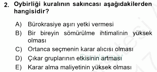 Kamu Ekonomisi 2 2016 - 2017 Ara Sınavı 2.Soru