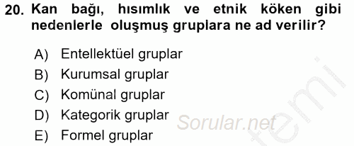 Kamu Ekonomisi 2 2016 - 2017 Ara Sınavı 20.Soru