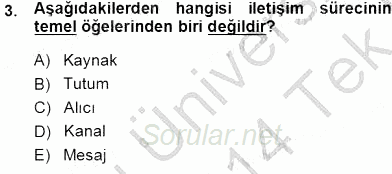 İng. Öğretmenliğinde Öğretim Teknolojileri Ve Materyal Tasarımı 1 2013 - 2014 Tek Ders Sınavı 3.Soru