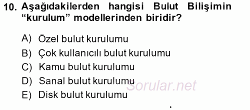 Temel Bilgi Teknolojileri 2 2014 - 2015 Dönem Sonu Sınavı 10.Soru Temel Bilgi Teknolojileri 2 2014 - 2015 Dönem Sonu Sınavı 10.Soru