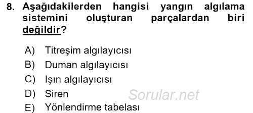 Güvenlik Sistemleri 2017 - 2018 Ara Sınavı 8.Soru