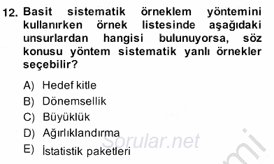 Küreselleşme ve Kültürlerarası İletişim 2013 - 2014 Ara Sınavı 12.Soru