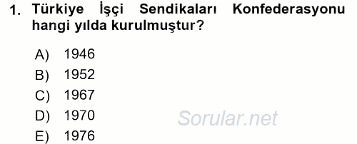Sosyal Politika 2016 - 2017 Ara Sınavı 1.Soru