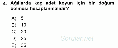 Tarımsal Yapılar ve Sulama 2016 - 2017 Dönem Sonu Sınavı 4.Soru