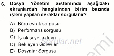 Ulusal Yargı Ağı Projesi 1 2014 - 2015 Ara Sınavı 6.Soru