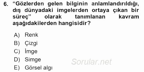 Kurumsal İletişim 2016 - 2017 Dönem Sonu Sınavı 6.Soru