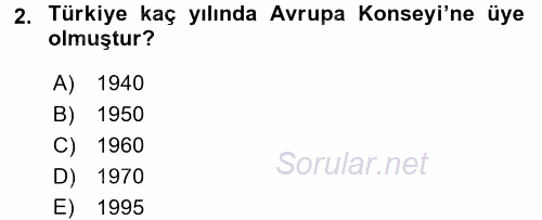 Uluslararası Sosyal Politika 2017 - 2018 3 Ders Sınavı 2.Soru