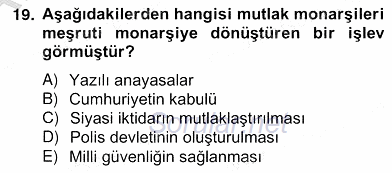 Hukukun Temel Kavramları 2 2012 - 2013 Ara Sınavı 19.Soru