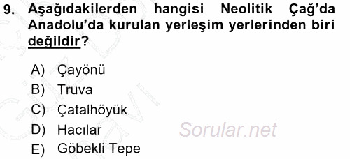 Turizm Sosyolojisi 2015 - 2016 Ara Sınavı 9.Soru