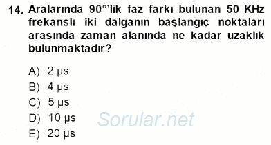 Devre Analizi 2013 - 2014 Dönem Sonu Sınavı 14.Soru