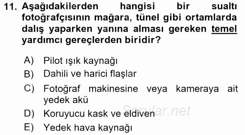Fotoğrafın Kullanım Alanları 2016 - 2017 Ara Sınavı 11.Soru