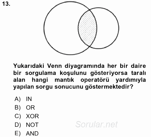 Konumsal Veritabanı 1 2017 - 2018 Dönem Sonu Sınavı 13.Soru