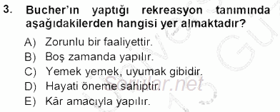 Turizm Coğrafyası 2012 - 2013 Ara Sınavı 3.Soru