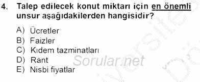 Gayrimenkul Yönetiminde Mesleki Etik 2012 - 2013 Dönem Sonu Sınavı 4.Soru