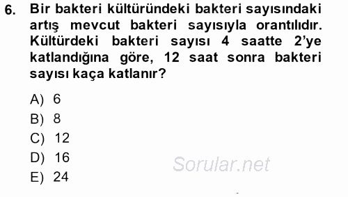 Matematik 2 2013 - 2014 Ara Sınavı 6.Soru