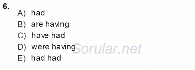 Pedagojik Gramer 1 2013 - 2014 Ara Sınavı 6.Soru