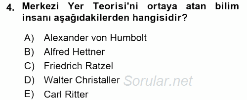 Coğrafi Bilgi Sistemleri 2017 - 2018 Dönem Sonu Sınavı 4.Soru