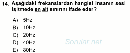 Videonun Kullanım Alanları 2016 - 2017 Dönem Sonu Sınavı 14.Soru