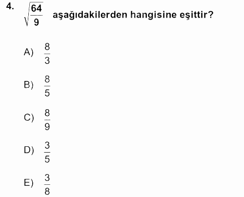 Matematik 1 2015 - 2016 Dönem Sonu Sınavı 4.Soru