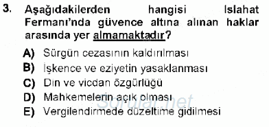 Türk Anayasa Hukuku 2012 - 2013 Ara Sınavı 3.Soru