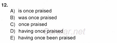 Pedagojik Gramer 2 2013 - 2014 Ara Sınavı 12.Soru