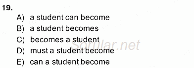 Pedagojik Gramer 2 2013 - 2014 Ara Sınavı 19.Soru