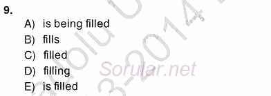 Pedagojik Gramer 2 2013 - 2014 Ara Sınavı 9.Soru