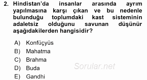 İnsan Hakları Ve Kamu Özgürlükleri 2015 - 2016 Tek Ders Sınavı 2.Soru