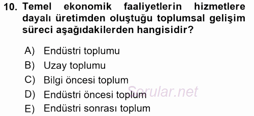 Hizmet Tasarımı 2017 - 2018 Ara Sınavı 10.Soru