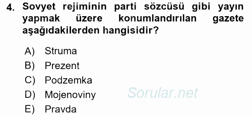Medya ve Etik 2015 - 2016 Tek Ders Sınavı 4.Soru