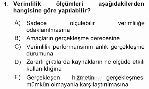 Özel Güvenlik Hizmetlerinde Güvenlik Önlemleri 2015 - 2016 Ara Sınavı 1.Soru