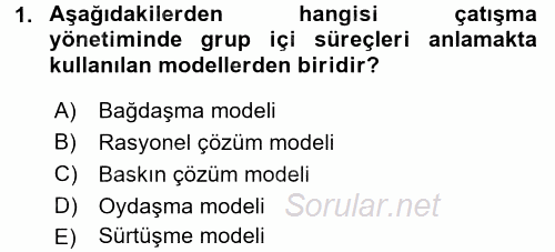 Diş Politika Analizi 2017 - 2018 3 Ders Sınavı 1.Soru