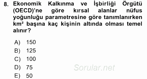 Toplumsal Yaşamda Aile 2017 - 2018 Dönem Sonu Sınavı 8.Soru