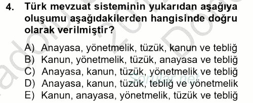 Elektrik Bakım, Arıza Bulma ve Güvenlik 2012 - 2013 Dönem Sonu Sınavı 4.Soru