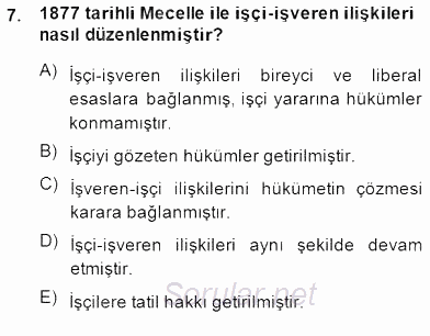 Yurttaşlık ve Çevre Bilgisi 2014 - 2015 Dönem Sonu Sınavı 7.Soru