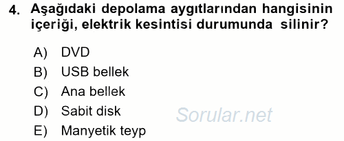 Bilgisayar Ve Programlamaya Giriş 2017 - 2018 Ara Sınavı 4.Soru