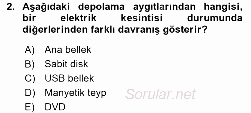 Bilgisayar Ve Programlamaya Giriş 2016 - 2017 Ara Sınavı 2.Soru