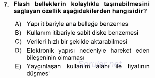 Bilgisayar Ve Programlamaya Giriş 2016 - 2017 Ara Sınavı 7.Soru