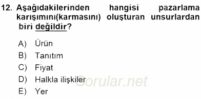 Turizm Ekonomisi 2015 - 2016 Dönem Sonu Sınavı 12.Soru
