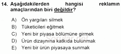 Sanayi Ekonomisi 2015 - 2016 Dönem Sonu Sınavı 14.Soru