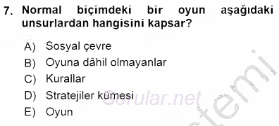 Sanayi Ekonomisi 2015 - 2016 Dönem Sonu Sınavı 7.Soru