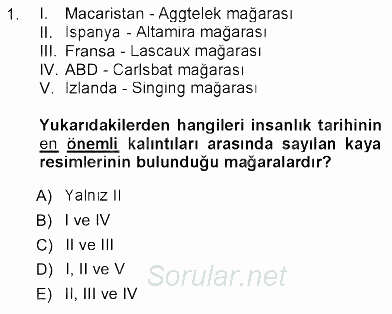 Fotoğraf Tarihi 2012 - 2013 Ara Sınavı 1.Soru